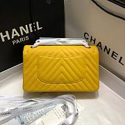 Chanel 1112 Medium Flap Bag Caviar V Yellow Size 25cm - 3