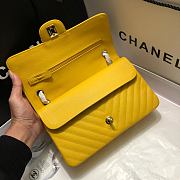 Chanel 1112 Medium Flap Bag Caviar V Yellow Size 25cm - 2