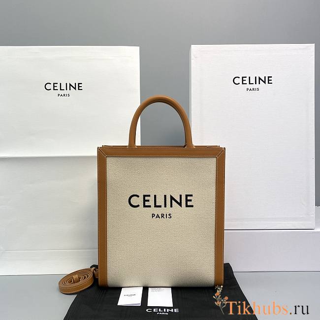 Celine Cabas Canvas Tote 60007 Size 33 x 29 x 8 cm - 1