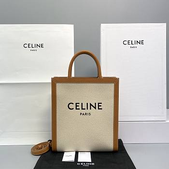 Celine Cabas Canvas Tote 60007 Size 33 x 29 x 8 cm