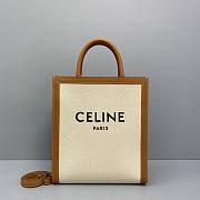 Celine Cabas Canvas Tote 60007 Size 33 x 29 x 8 cm - 6