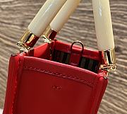 Fendi Bag Red 8398A Size 13 × 6 × 18 cm - 6