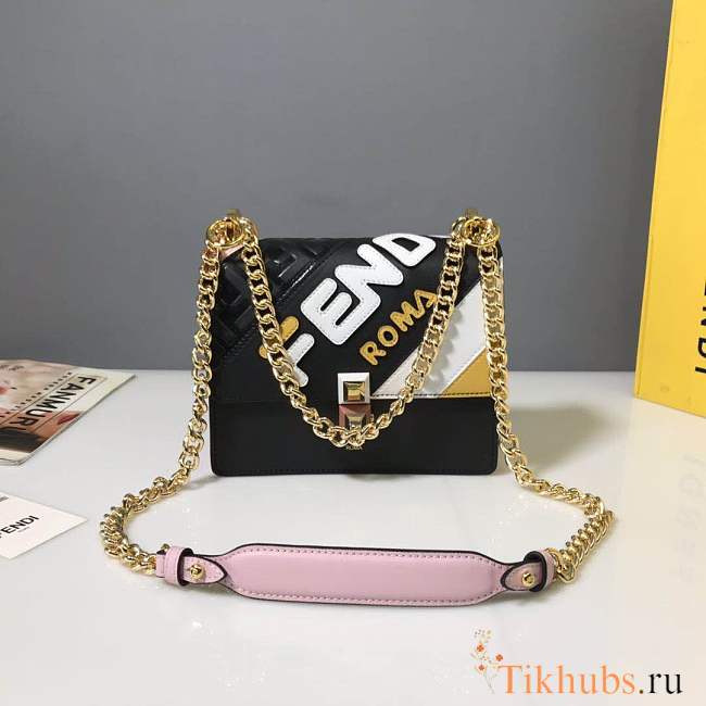 Fendi Kan I Pink 6016 Size 19 x 13.5 x 9 cm - 1