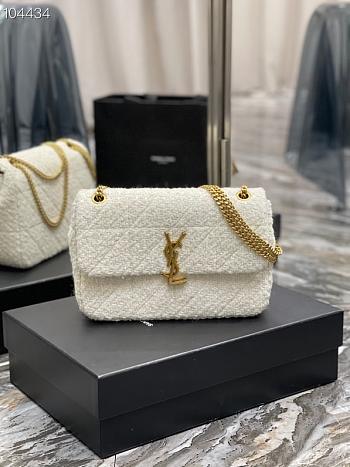 YSL Saint Laurent Woolen 634820 Size 24 × 15.5 × 6.5 cm