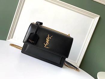 YSL Sunset Black 442906 Size 22 x 26 x 8 cm