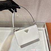 Prada Underarm Bag White 1BC155 Size 20 x 12 x 5.5 cm - 3