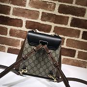 Gucci Mini Backpack Brown 498194 Size 21 x 21 x 10 cm - 3