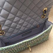 Chanel Woven Straw Chain Bag Size 26 x 16 x 7 cm - 6