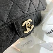 Chanel Calfskin Flap Bag Black AS2273 Size 20 x 6 x 12 cm - 2