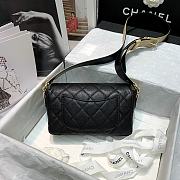 Chanel Calfskin Flap Bag Black AS2273 Size 20 x 6 x 12 cm - 5