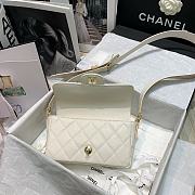 Chanel Calfskin Flap Bag White AS2273 Size 20 x 6 x 12 cm - 6