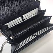 GG Supreme Dionysus Chain Wallet Dark Blue 401231 Size 20 x 13.5 x 3 cm - 2