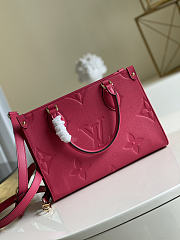 Louis Vuitton Onthego Tote Pink M45661 Size 28 x 11 x 19 cm  - 5