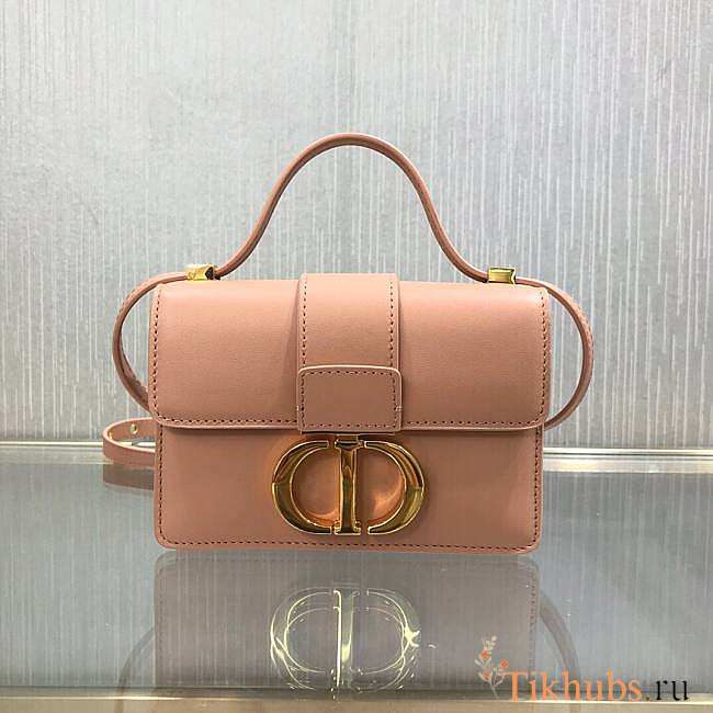 Dior Micro 30 Montaigne Bag Rose Des Vents Box Calfskin Size 15 x 11 x 4 cm - 1