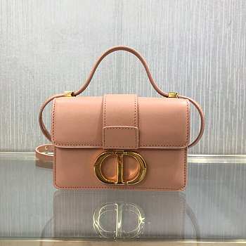 Dior Micro 30 Montaigne Bag Rose Des Vents Box Calfskin Size 15 x 11 x 4 cm