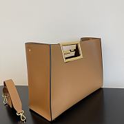 Fendi Double F Buckle Handbag Brown 552 Size 40 x 18 x 30 cm - 6