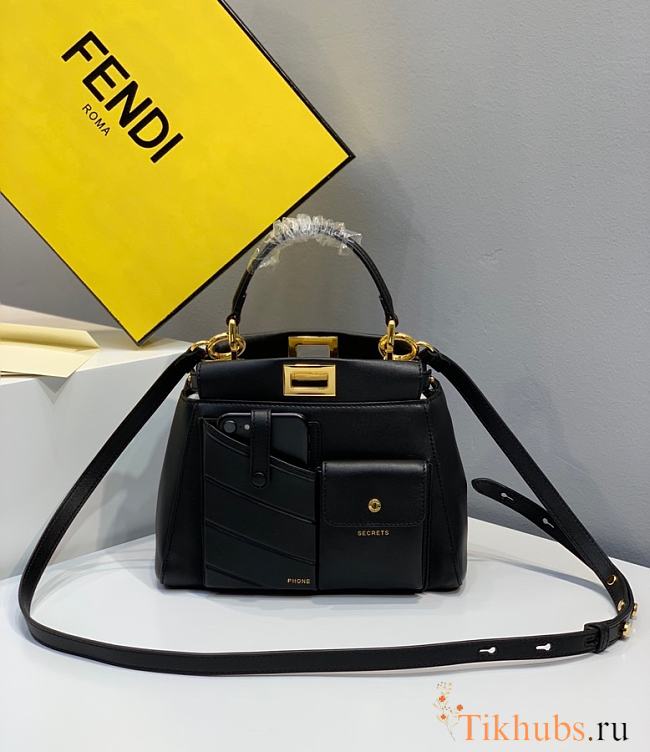 Fendi Peekaboo Black 2113 Size 23 cm - 1