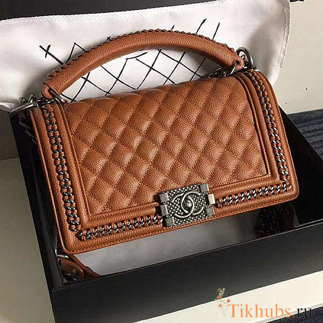 Chanel Handle Orange A14041 Size 25 cm - 1