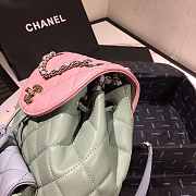 Chanel Grained Calfskin Pink Backpack AS1371 Size 21.5 x 24 x 12 cm - 5