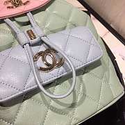 Chanel Grained Calfskin Pink Backpack AS1371 Size 21.5 x 24 x 12 cm - 4