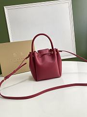 Burberry Bucket Bag Red Size 16 x 15 x 17.5 cm - 5