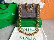 Bottega Veneta Pillow Bag Purple 30309 Size 26 x 18 x 8 cm - 1