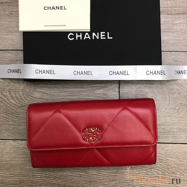 Chanel Long Wallet 6871 Size 19 cm - 1