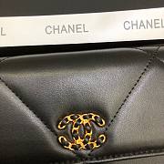 Chanel Long Wallet Black 6871 Size 19 cm - 4