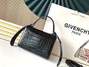 Givenchy Crocodile Embossed Black Size 18 x 13.5 x 7 cm - 6