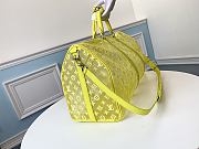 LV Keepall Bandouliere 50 Travel Bag Yellow M53971 Size 50 x 29 x 23 cm - 4