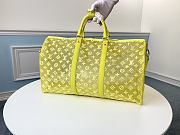 LV Keepall Bandouliere 50 Travel Bag Yellow M53971 Size 50 x 29 x 23 cm - 5