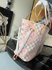 Louis Vuitton Handbag Leather Pink/White N41050 Size 32 x 29 x 17 cm - 3