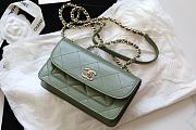 Chanel Flap Bag Green Size 12 × 20 × 8 cm - 2