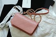 Chanel Flap Bag Pink Size 12 × 20 × 8 cm - 6