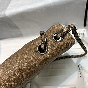 Chanel Vintage Flap Bag Brown 2910 Size 30 x 18 x 4 cm - 6