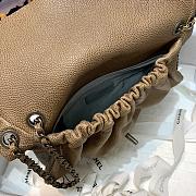 Chanel Vintage Flap Bag Brown 2910 Size 30 x 18 x 4 cm - 5