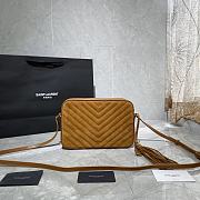 YSL Lou Camera Bag Frosted Caramel 520534 Size 23 x 16 x 6 cm - 2