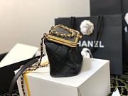 Chanel Chain Black Gold Box Bag Size 15 x 22 x 9 cm - 4
