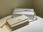 Dior Caro White Size 20 x 11.5 x 3.5 cm - 2