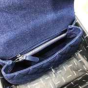 Chanel Coco Grained Calfskin Denim Flap Bag 29cm - 2