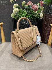 Chanel Coco Top Handle Bag Beige Size 29 cm - 2