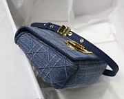 Dior Caro Denim M8016 Size 20 x 12 x 7 cm - 5