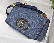 Dior Caro Denim M8016 Size 20 x 12 x 7 cm - 4