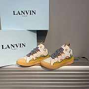 Lanvin Curb Zigzag-Laces Sneakers - 3