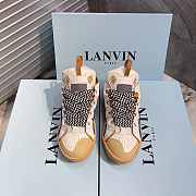 Lanvin Curb Zigzag-Laces Sneakers - 6