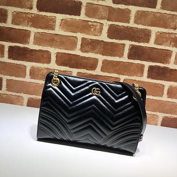 GG Marmont Shoulder Bag Black 524592 Size 28 x 20 x 5 cm