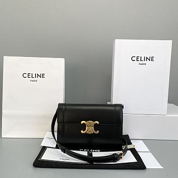 Celine Arc De Triomphe Buckle Flap Bag 60173 Size 21 x 15 x 4.5 cm