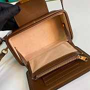 Gucci GG Mini Bag Clasp Closure In Beige & Ebony Size 18 cm - 6