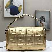Fendi Baguette Gold Leather Bag 26cm - 6