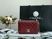 Chanel Woc Red Wine Size 21 cm - 1